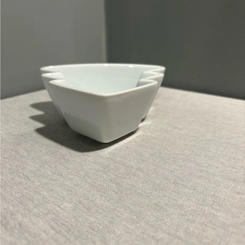Crate & Barrel White Tree-Shaped Dish